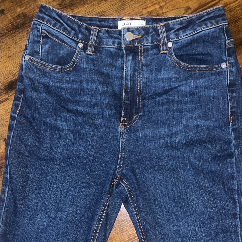 Oat New York Women's Dark Blue Boot Cut Jeans